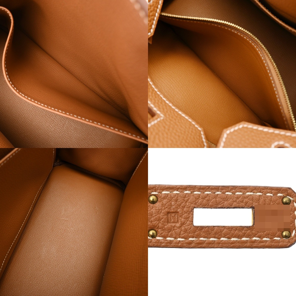 HERMES Birkin 30 Gold hand bag 800000149091000 image 9