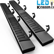 6" Running Board for 07-18 Silverado Sierra 1500 Crew Cab ABS Side Step Nerf Bar