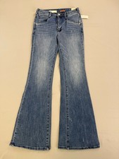 Anthropologie Pilcro Jeans Size 28 Trouser Bootcut Blue Jeans NWT Stretchy