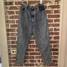 Vintage Sassoon 80s Acid Wash Jeans Retro High Waist