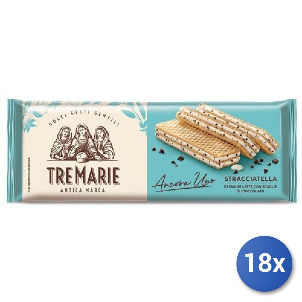 18X Multipack Tre Marie Wafer 140G Stracciatella