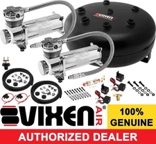 AIR SUSPENSION KIT/SYSTEM FOR TRUCK/CAR BAG/RIDE/LIFT, DUAL COMPRESSOR, 4G TANK