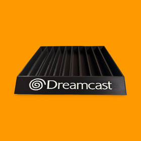 🎮 3D Printed Sega Dreamcast Game Display Stand – Holds 10 DVD-Style Cases