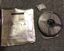 Flexible SMD 5050 Cool White LED Strip Light Lamp, 16ft 5M, , 12V