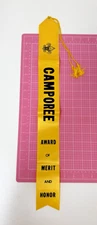 Vintage BSA Camporee Award of Merit & Honor Ribbon – Boy Scouts of America