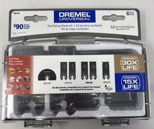 Dremel 6 Pieces Oscillating Blade Kit Universal Quick-Fit MM399 NEW