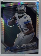 2025 Panini Prizm Black #56 Calvin Johnson Hyper - DET Lions | NFL HOF