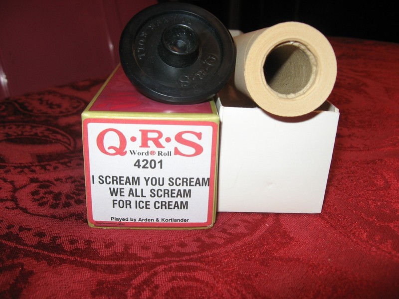 I Scream You Scream We All Scream for Ice Cream - QRS Piano Roll #4201: Hear It!