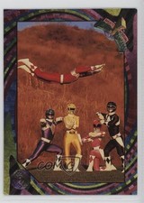 1994 Mighty Morphin Power Rangers Series 2 The Red Ranger Flying #124 4g8