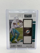 2021 Panini Playbook DeVante Parker Double Moves #/299 Miami Dolphins