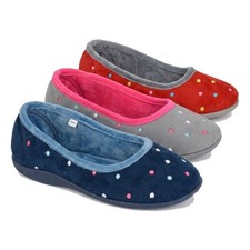 Sleepers LS343 ISLA Ladies Microfibre Slipper Rubber Sole size 3 x 8 - £10.50
