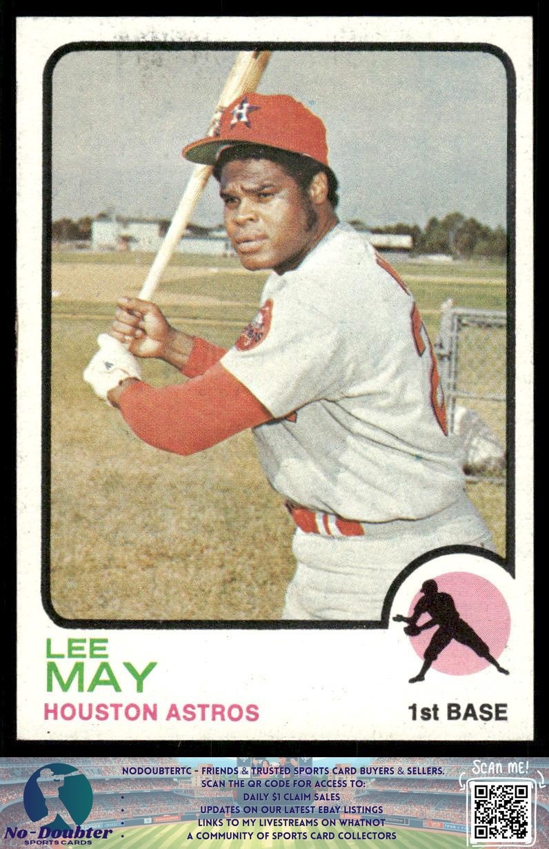 1973 Topps #135 Lee May Astros 6.3F