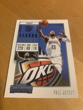 2018-19 Panini Contenders Basketball Paul George OKC Thunder Season Ticket #63