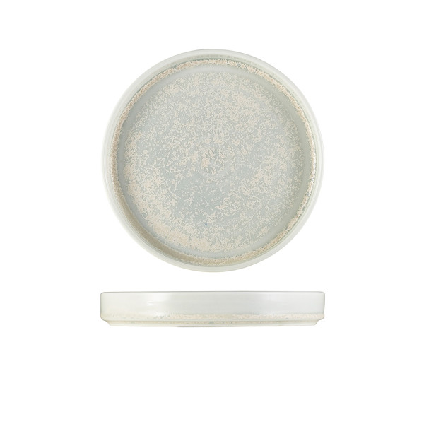 Terra Porcelain Pearl Presentation Plate For Tableware Dinner Dish 18cm Pack of6