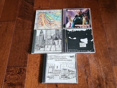 Wesley Willis -Signed! - Rare CD Lot Self Released Albums Booklets Included!