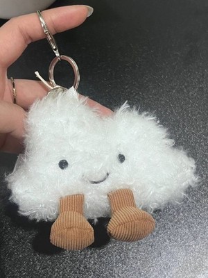 Jellycat Amuseable Cloud Bag Charm Plush Keychain Soft Cute Rare HTF Gift - NWT