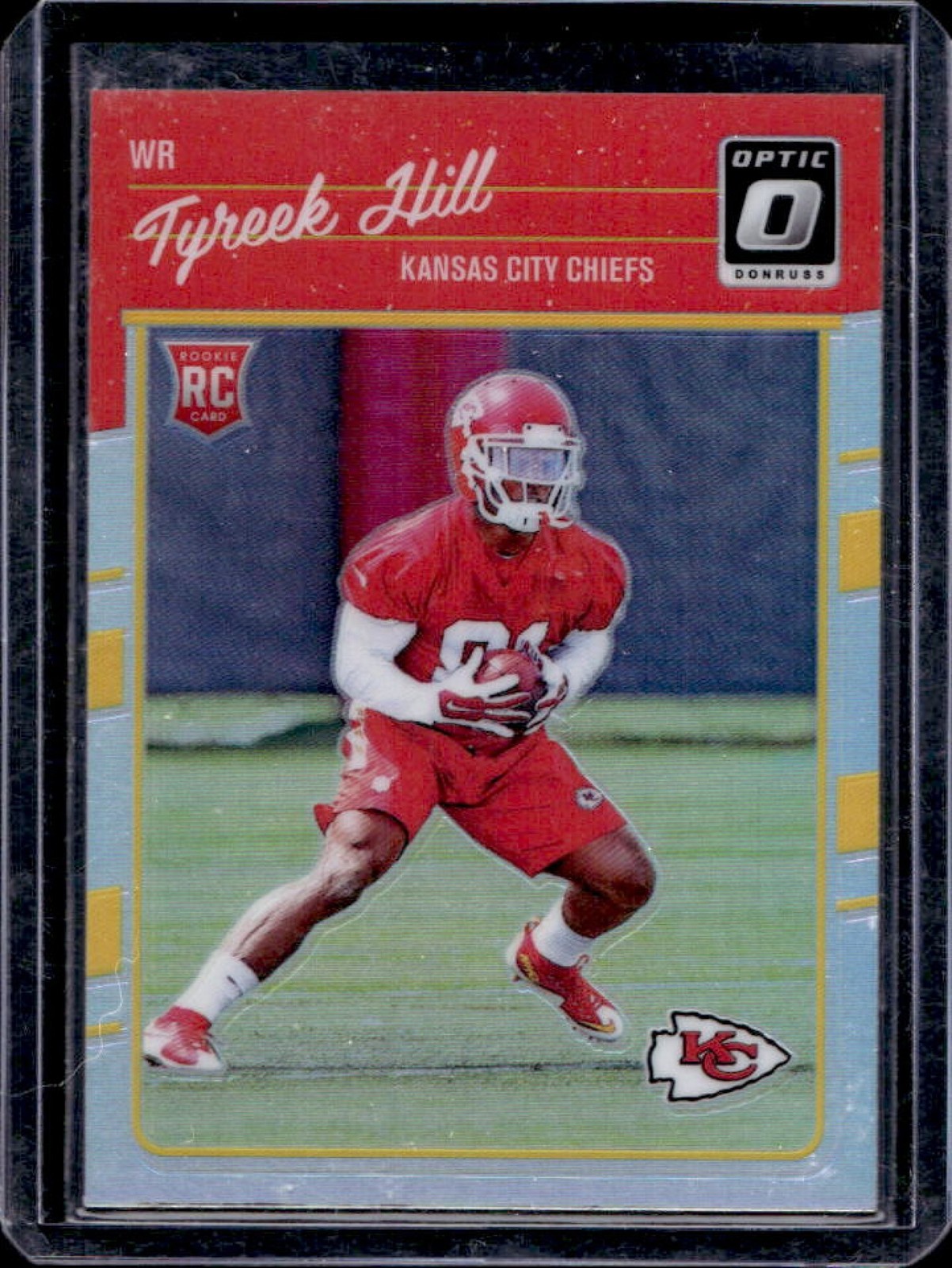 2016 Donruss Optic Tyreek Hill RC Holo Rookie #117 Chiefs