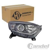Diederichs Halogen Scheinwerfer Mit Lwr-Motor Rechts Passend FüR Renault Captur