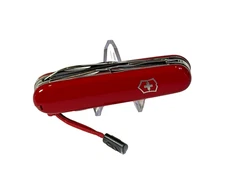 Victorinox 91mm Vintage Climber Custom Red Plus Scales Near Mint FREE SHIPPING