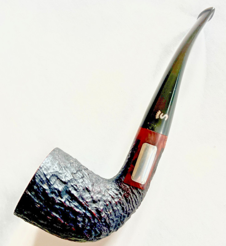 STANWELL Pipe RARE Sterling Silver Plate Without Engraving Vulcanite Stem Small