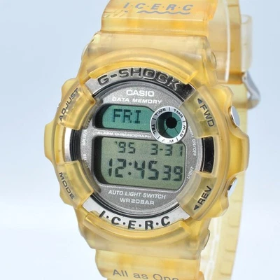 Montre homme CASIO G-SHOCK DW-9200K ICERC 1998 cadran gris bracelet jaune - Photo 1/4