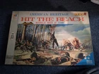 Hit the Beach World War II Board Game Milton Bradley American Heritage Vintage