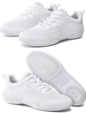 Size UK 5 EU 38 White Moisture Wicking Supportive Flat Trainers, New! RRP £37