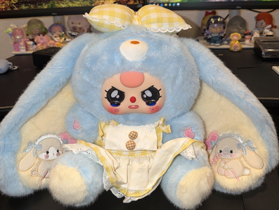 Baby Three Lily Rabbit Town V5 400% Plush Confirmed-Blue Rabbit | eBay