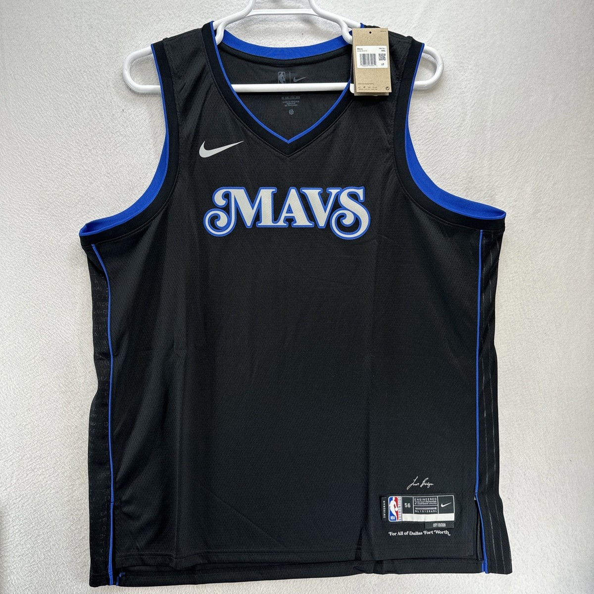 Dallas Mavericks Nike Authentic Blank City Edition Nike Jersey