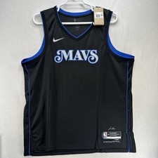 Dallas Mavericks Nike Authentic Blank City Edition Nike Jersey Size XXL NBA NWT