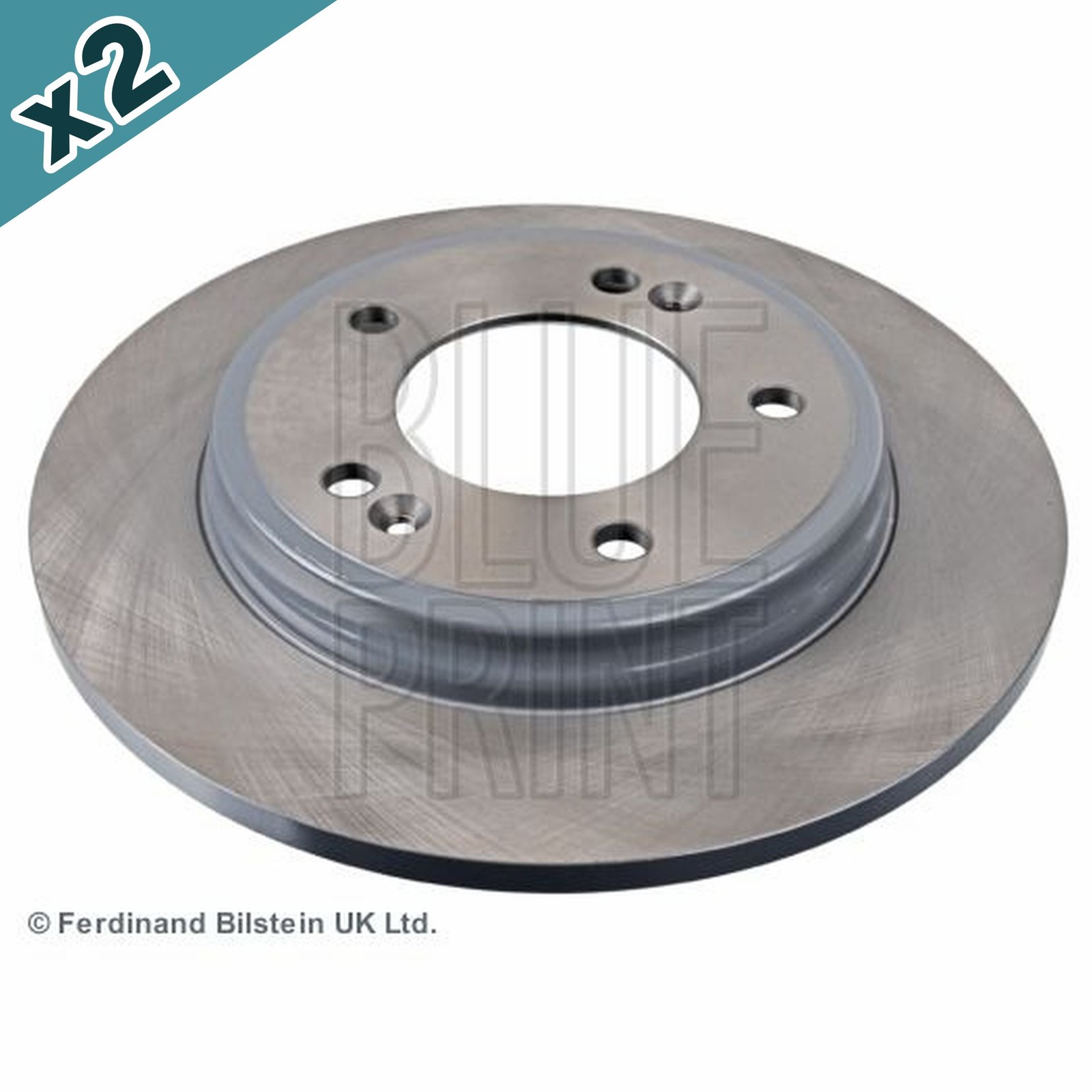 Blueprint ADG043229 Brake Disc Rear Fits Hyundai Elantra i30 Ioniq Kia Niro