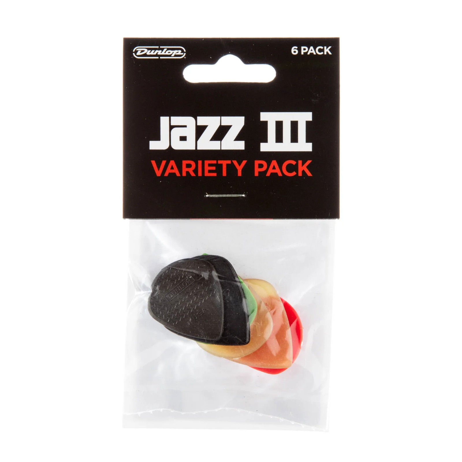 Комплект из 6 предметов Dunlop PVP103 Jazz III Variety Pack 2590₽