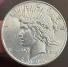 RARE! 1927 S Peace Silver Dollar ~ FROM MS PEACE Set ~ 90% Silver $1