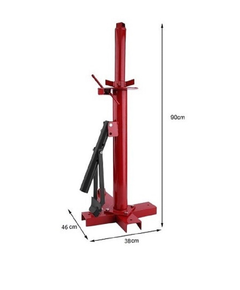 Cruizer - Smonta gomme manuale di colore rosso per pneumatici da 8 a 18 di moto