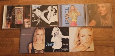 7 x  JEWEL - intuition + 0304 + standing still + break me + stand + this way CD