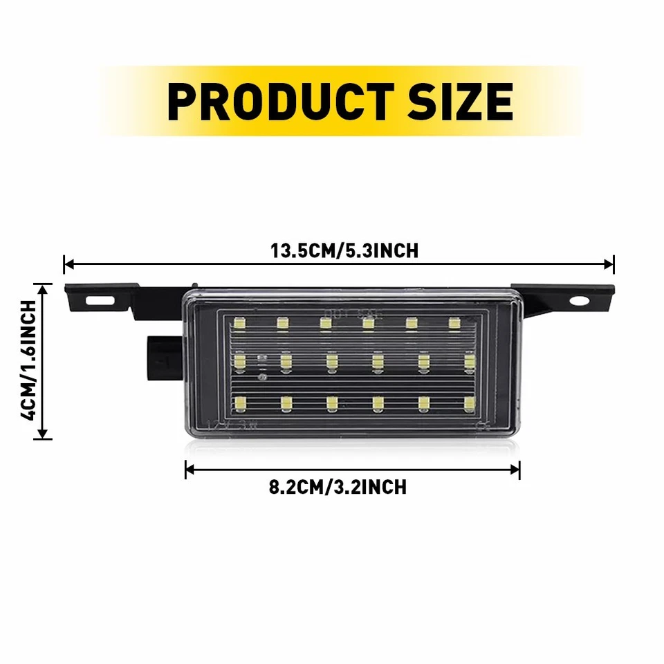 2x Luces LED de cama Lámpara de trabajo de carga para Chevy Silverado GMC Sierra 1500 2014-2018 Foto 2 de 4