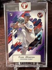 2025 Topps Pristine Cade Horton Encased Purple Refractor RC 27/99 Cubs