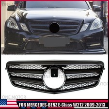 Front Gloss Bumper Grille Black Grill Fit For...