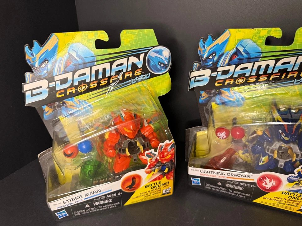 Figuras de acción B-Daman Crossfire Strike Avian Lightning Fin Dracyan BD-02-04-06 Foto 4 de 4
