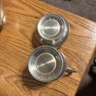 Vintage Woodbury Pewterers Coffee Pot & Tea Pot Set With Creamer & Sugar Bowl ￼ — photo 4
