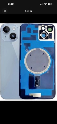 Back Glass for iPhone 14, 14 Plus replacement with Magnet or NFC US fast ship