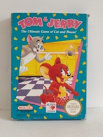 Tom & Jerry The Ultimate Game of Cat and Mouse! NES Complete Rare CIB
