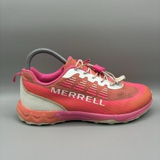 Merrell Agility Peak Hiking Trail Shoes Girls Youth 5 Pink Orange MK167557