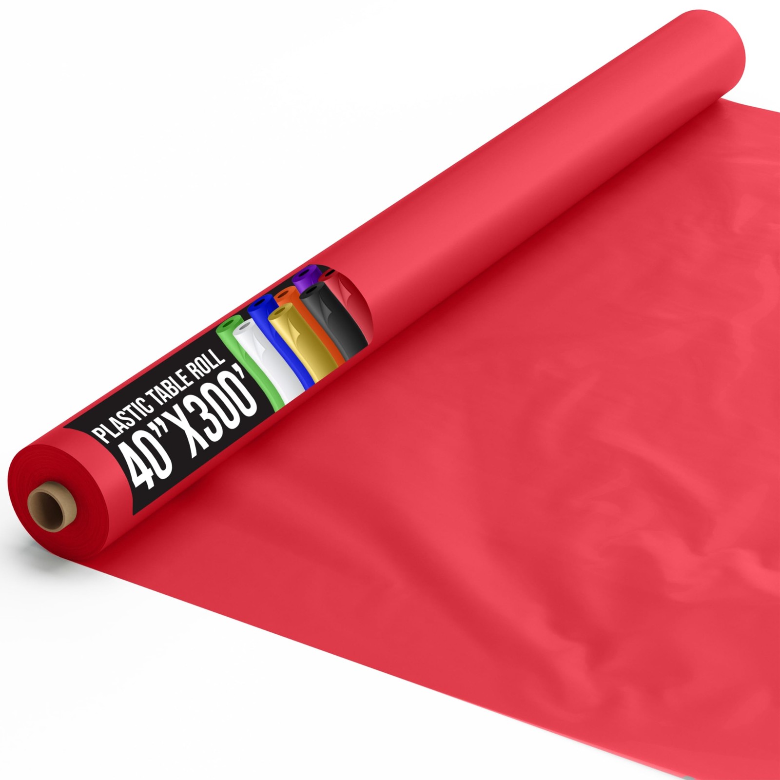 Roll 40 X 300 - 0.5 Mil Disposable Tablecloth