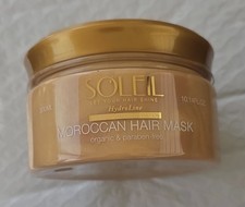 SOLEIL HydroLine Moroccan Hair Mask All Hair Types Paraben-Free Shine 10.14oz