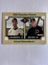 2001 Fleer Platinum #463 Luis Gonzalez / Jack Cust