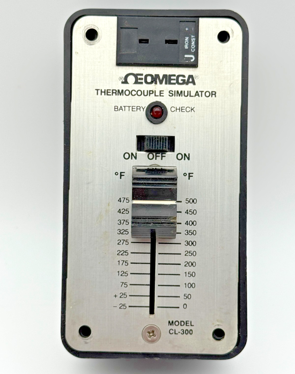 Omega Type J Thermocouple Simulator CL300 1432