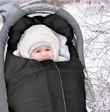 Winter Car Seat Cover Baby, Infant Car Seat Footmuff with Adjustable Hood, Wa...