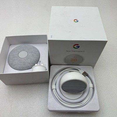 Google Nest Thermostat E weiß Smart Thermostat ungetestet NUR TEILE