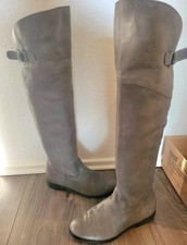 sehr lange weiche leder Overknee Stiefel von XBoy Shoes in Gr. 37 Italy